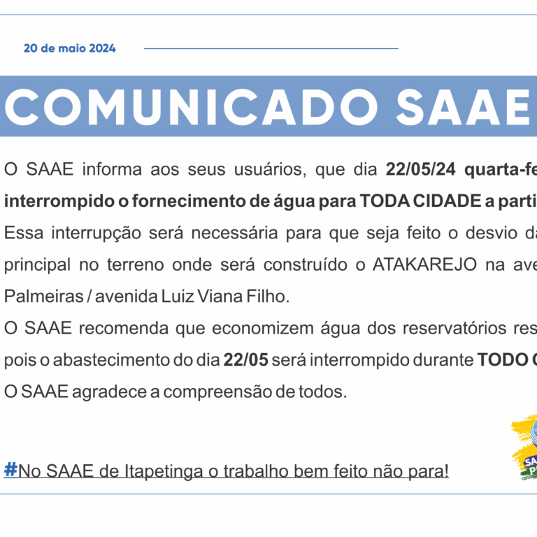 Comunicado 20-05-2024