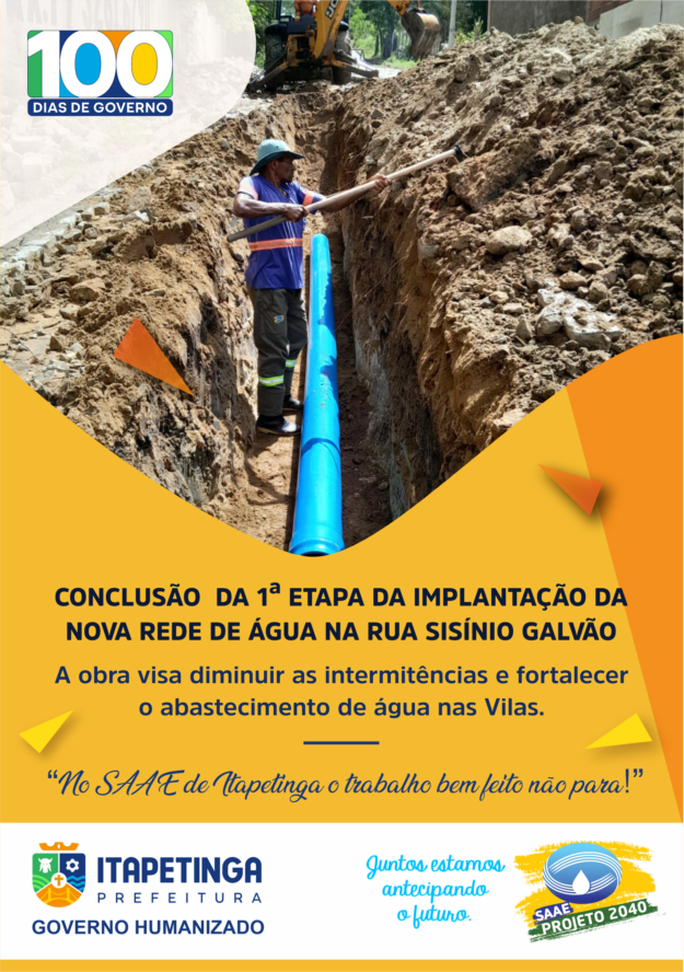 Obras dos 100 dias de governo – 2025 – 01