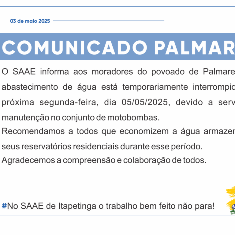 Comunicado 03-05-2025