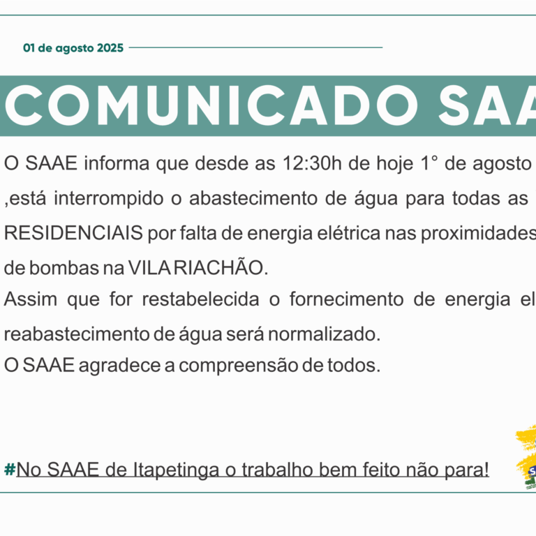 Comunicado 01-08-2025
