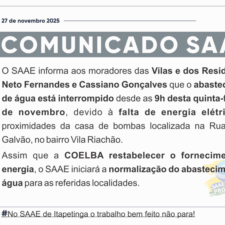 Comunicado 27-11-2025