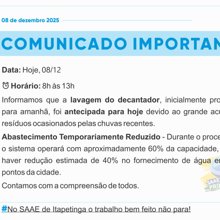 Comunicado 08-12-2025